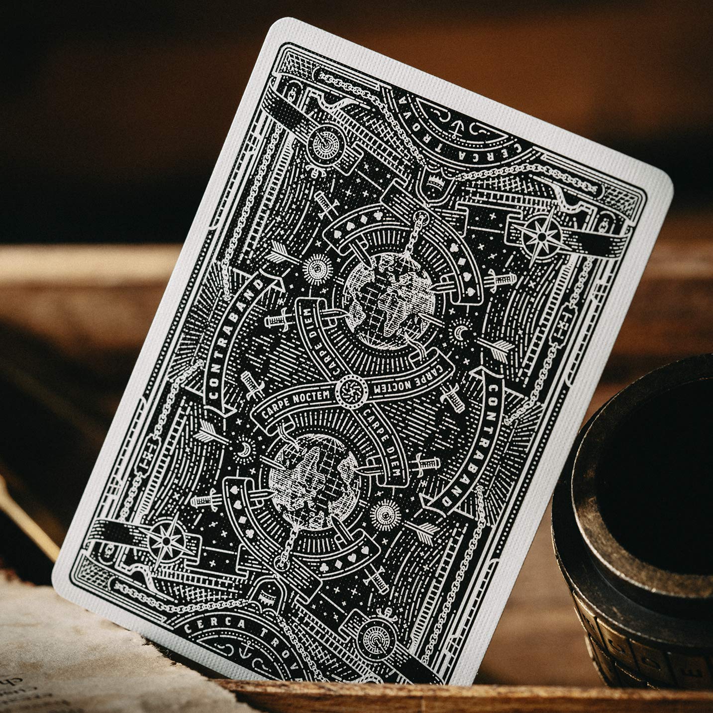 theory11 Contraband Playing Cards, White