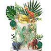27 PCS Jungle Animal Cake Toppers, Safari Animals Figure Toys Picks Jungle Wild One Animals Cake Decorations for Baby Shower Safari Party Holiday