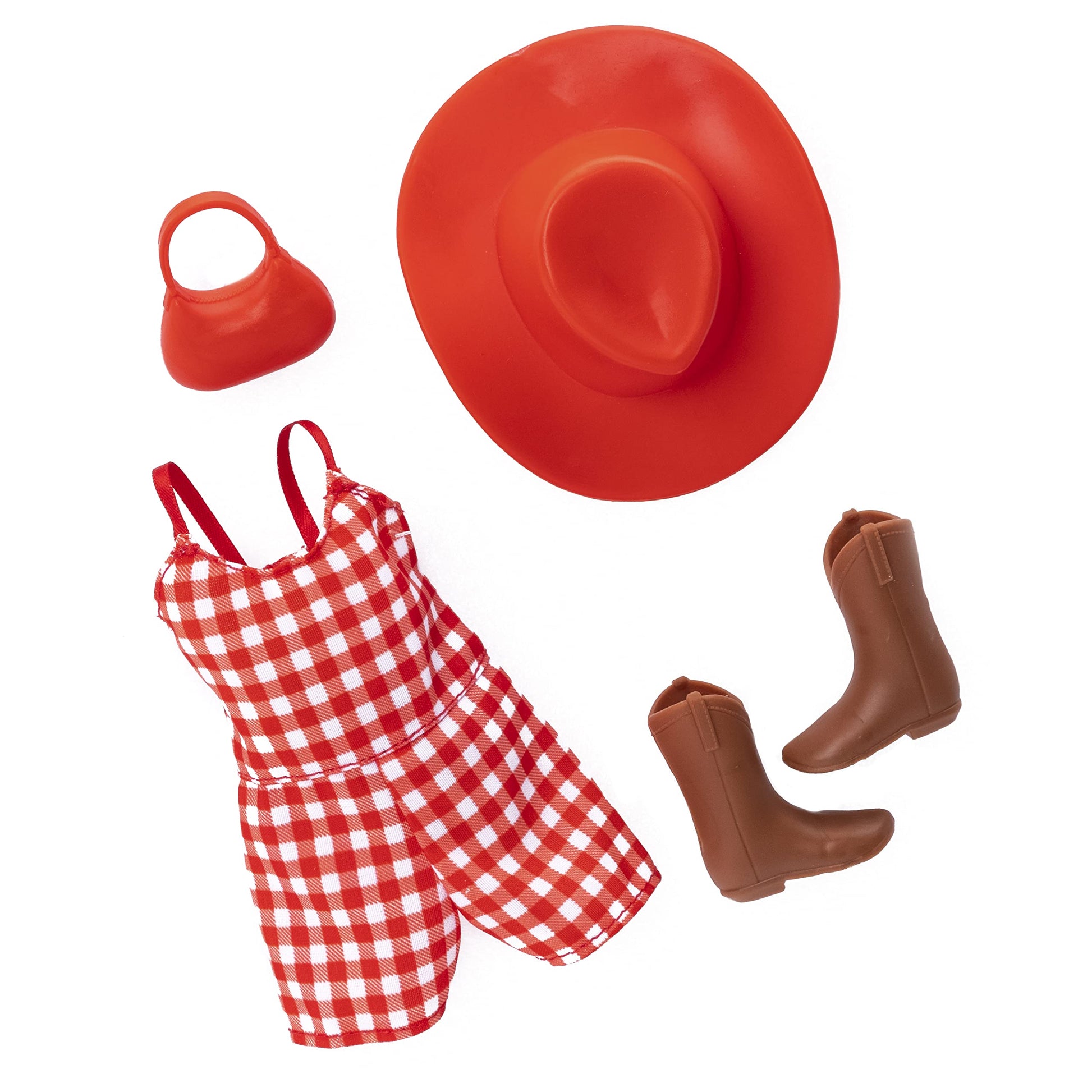 Addison Rae Fashion Accessory Packs - Country; Perfect complement to The Fashion or Singing Doll, Clothing and Accessories only