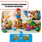 LEGO Super Mario Soda Jungle Maker Set, Customizable Nintendo Birthday Gift, Mario Playset for Kids, Pink Shy Guy and a Wiggler, Jungle Toys for Boys