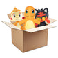 Pokemon Fire Type 8" Plush Mystery Blind Box 3-Pack - Get Three Officially Licensed 8 Inch Fire Pokemon - Authentic Collectible Soft Stuffed Animal