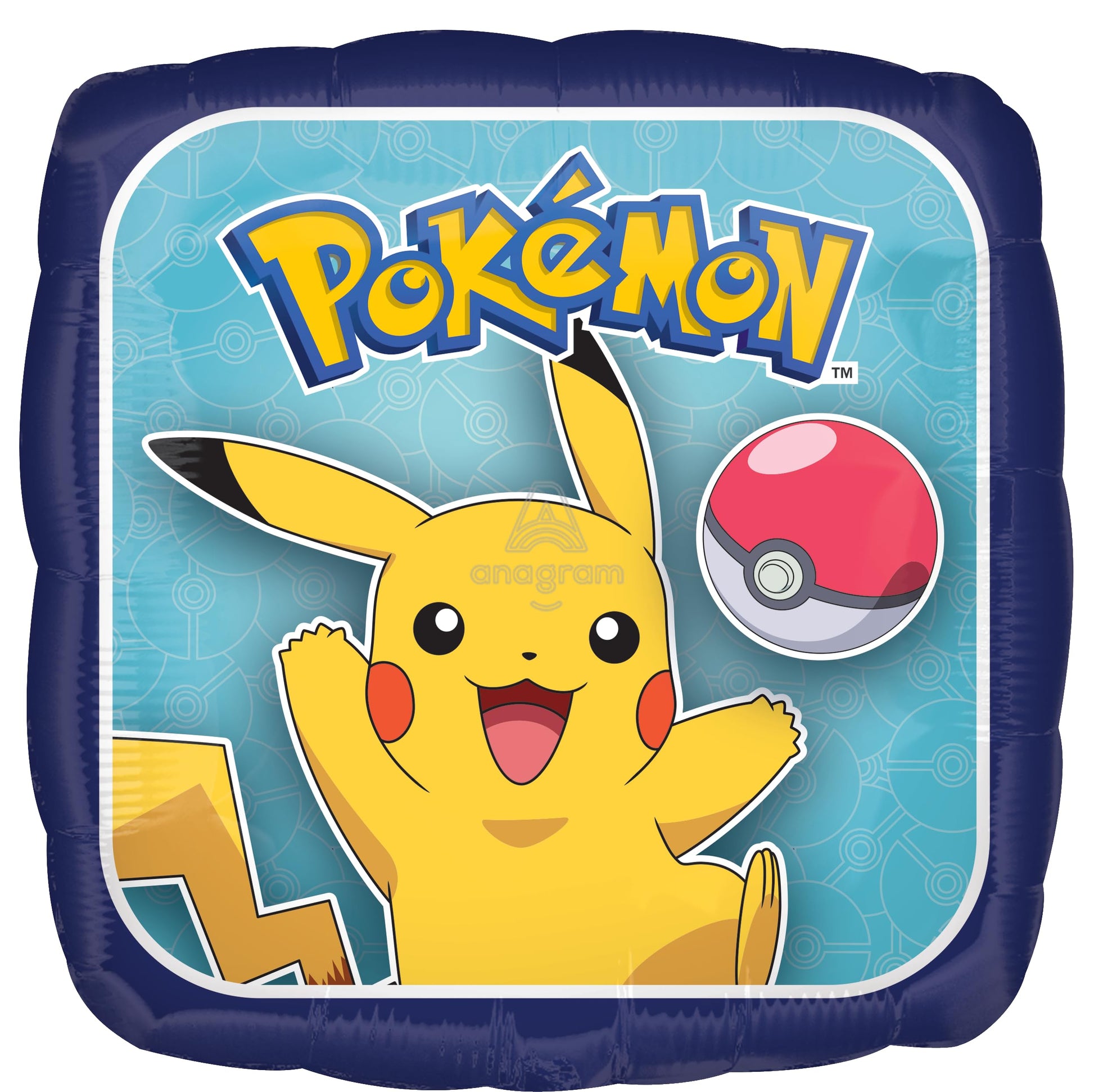 Anagram Pokémon Foil Balloon Bouquet 5 Piece Set - Perfect for Kids’ Birthdays and Themed Parties
