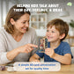 Talkiyou Kids Conversation Cards - 60 Picture Prompts & 240 Open-Ended Questions for Kids Ages 5-12 - Spark Imagination, Emotions & Meaningful Talks
