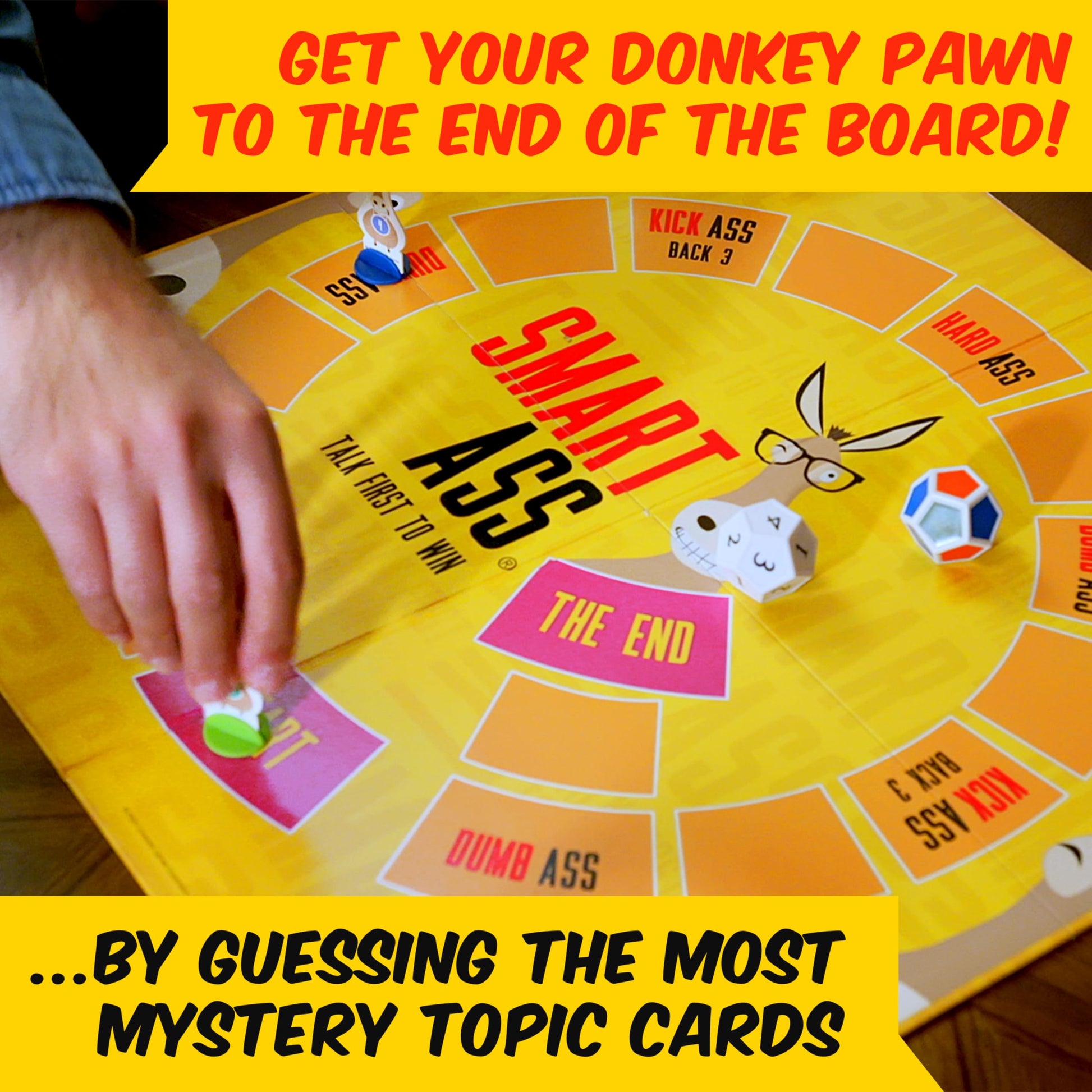 University Games, Smart Ass Trivia The Ultimate Who, What, Where Party Game , for Families and Adults Ages 12 and Up and 2 to 6 Players