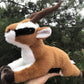 TAMMYFLYFLY Soft Antelope Plush Toy, Stuffed Animal Doll,Cute Antelope Plush Doll,30cm (A-Lying)