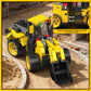 Mould King City Technik Wheel Loader Builidng Sets, MOC Construction Toy for boy Age 8-12, Engineering Farm Vehicle Model Kits with Articulated