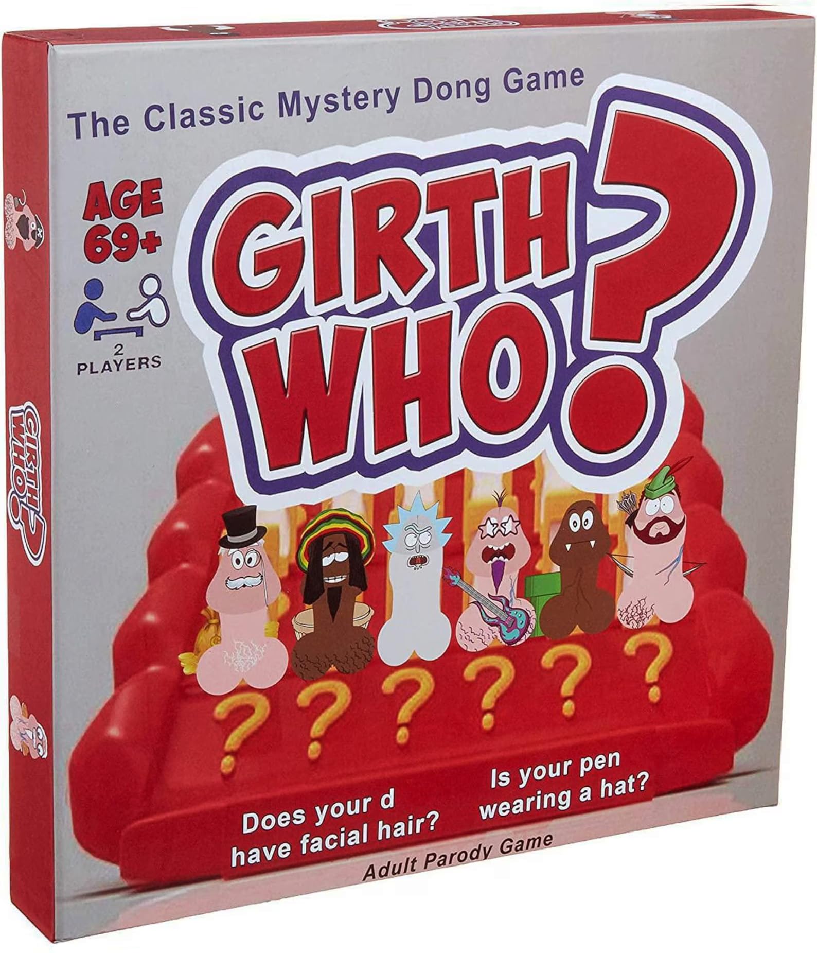 Girth Who? Guess Huge? Adult Party Board Game, 2 Players