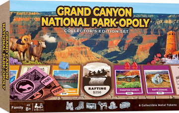 MasterPieces Opoly Board Games - Grand Canyon National Park Opoly - Officially Licensed Board Games for Adults, Kids, & Family