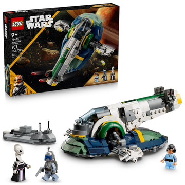 LEGO Star Wars: Attack of The Clones Jango Fett's Starship Building Toy - Pretend Play Set for Boys & Girls, Ages 9+ - Gift for Birthdays