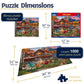 White Mountain 1000 Piece Jigsaw Puzzle Cabin Fall, Family Retreat