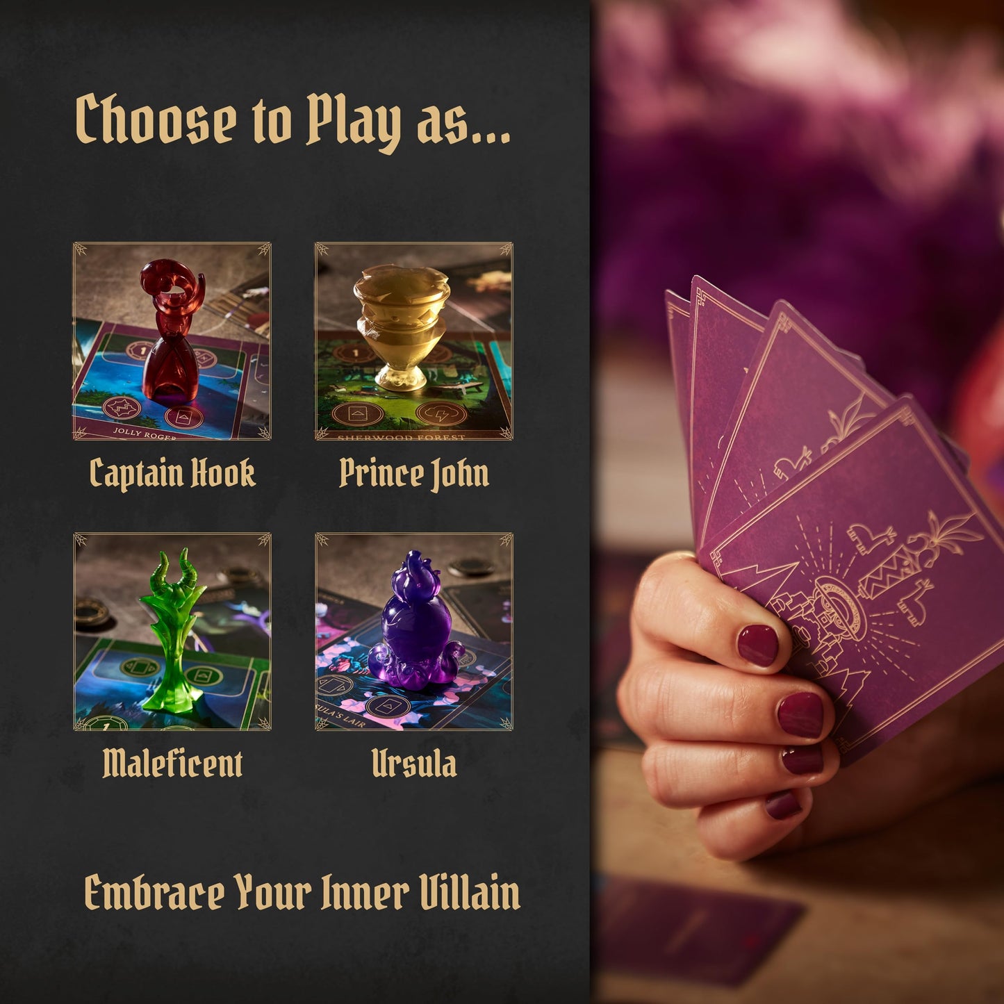 Ravensburger Disney Villainous - Introduction to Evil Strategy Board Game - Compatible with Other Villainous Games - Includes Lorcana Promo Card