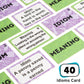 Assistex 2 in 1 Matching Memory Card Games for Seniors - Brain Game for Dementia Patients - Adult Memory Game for Seniors - Lyric and Idiom Cards