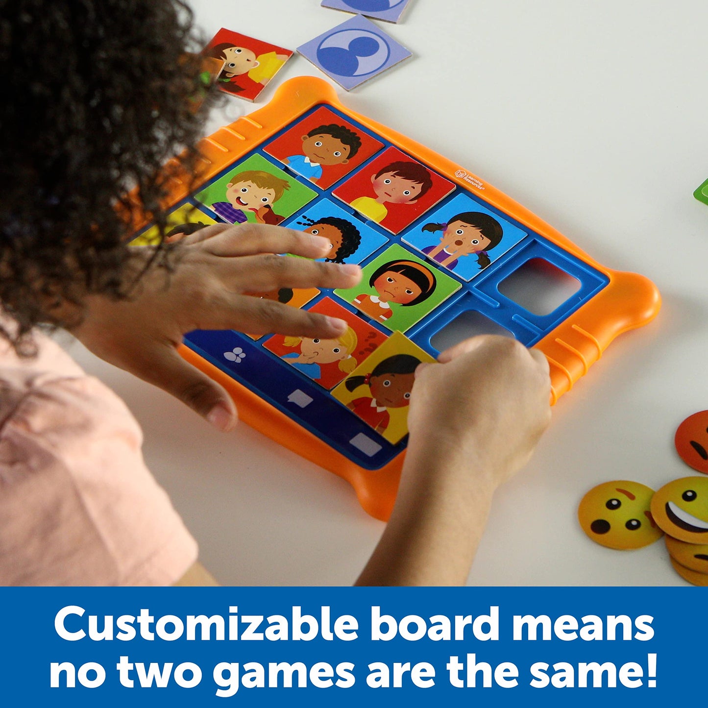 Who's Feeling What? ,Social Emotional Learning Games, Communication Games for Kids, Emotion Toys, Feeling Toys for Kids, 49 Pieces, Age 3+