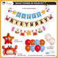 Pirese Crab Party Decorations - Crab Birthday & Feast Supplies | Seafood Boil Theme | Includes Sign, Balloon