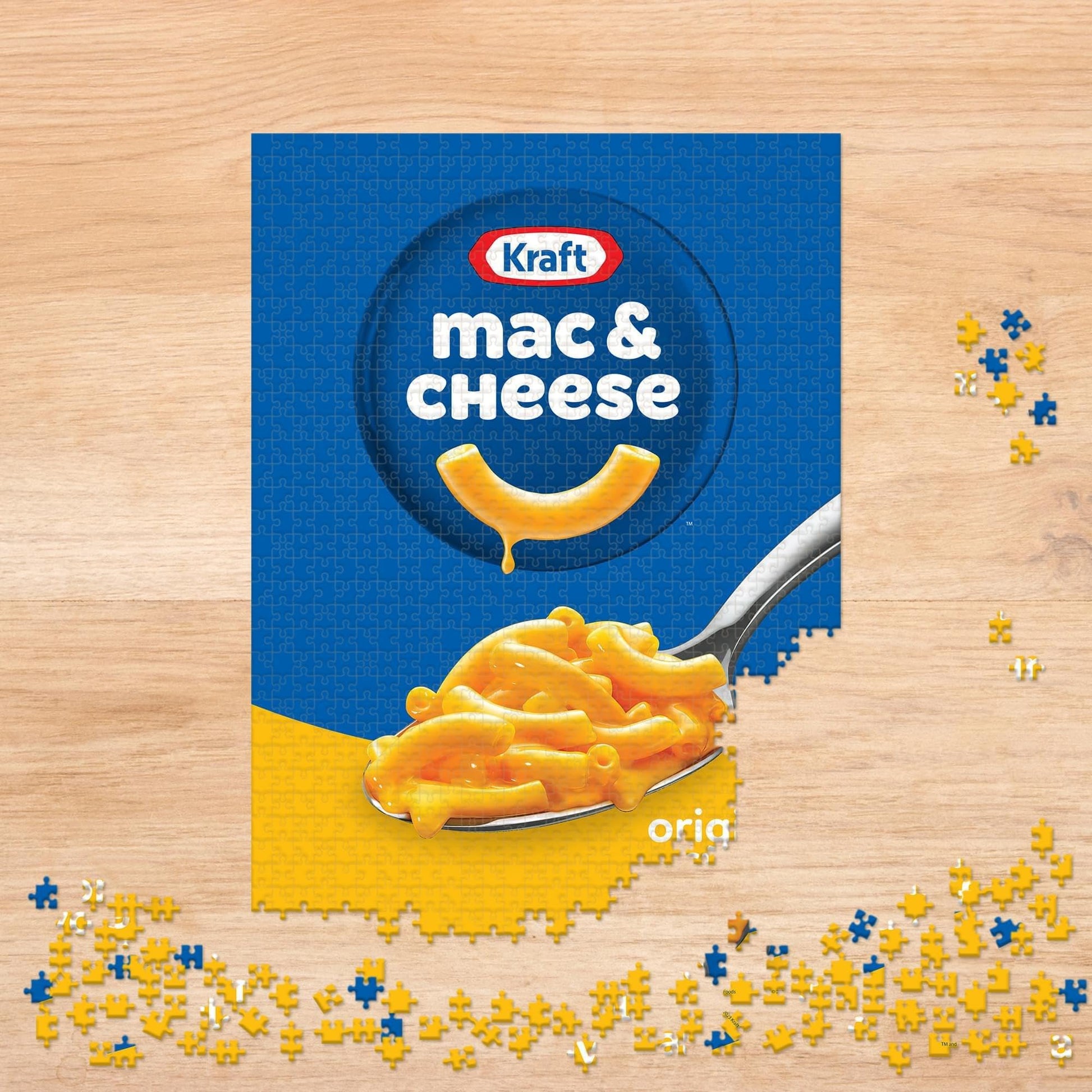 Kraft Macaroni & Cheese 1000-Piece Jigsaw Puzzle | Fun Brain Teaser, Toys & Games | 28 x 20 Inches