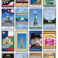 MI ARTE PRODUCTIONS American Loteria Fun Bingo Game for All Patriotic Colorful Loteria Cards Tokens - 54 Illustrated Cards - 3-10 Players Ages 7+