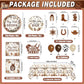 180 PCS My First Rodeo Decorations Boy, First Rodeo Birthday Decorations Tableware Set with Banner Cake Topper Cupcake Toppers Tablecloths Plates