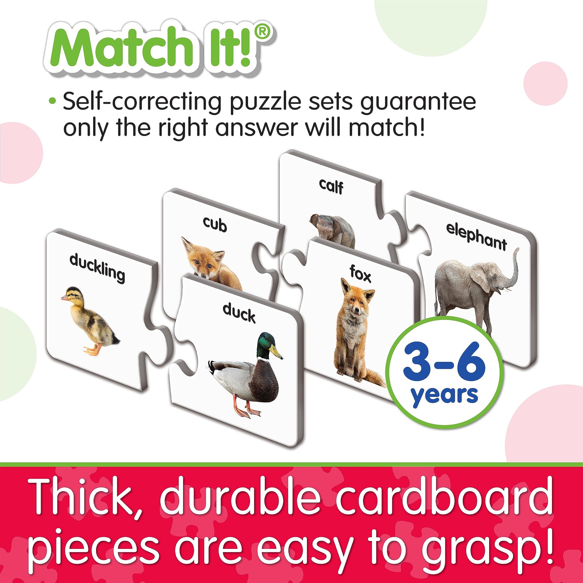 The Learning Journey: Match It! - Animal Families - Learning Animals, Animal Matching Game, Animal Puzzle For Kids, Puzzle For Toddlers, Award Winning