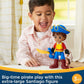 Fisher-Price Preschool Toy Santiago of The Seas Light-Up Talking Santiago, 9-Inch Poseable Pirate Figure for Pretend Play Kids Ages 3+ Years