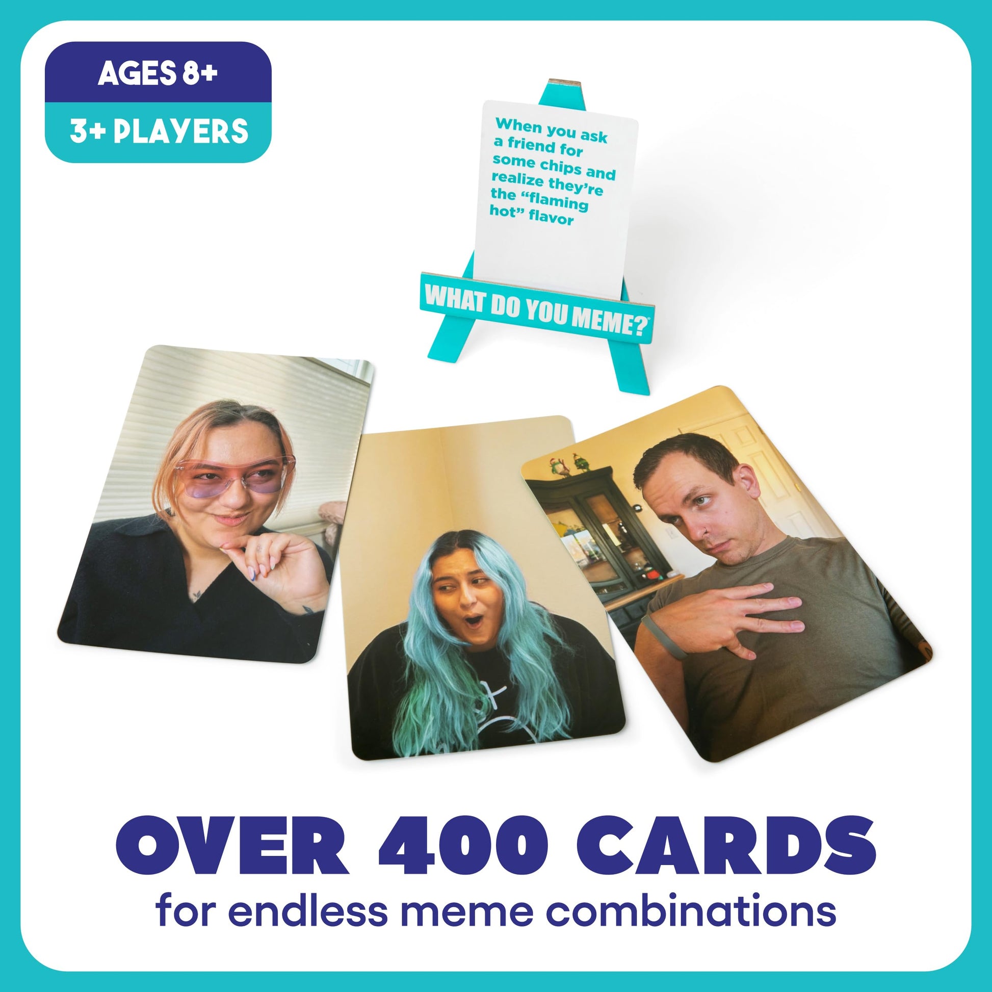 WHAT DO YOU MEME? Family Edition by Relatable - Nappa Award 2025 Winner, Family Games for Kids and Adults 8+, The TikTok Viral Sensation Kids Game