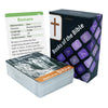 CARDDIA | Books of The Bible Flash Cards | Woodcut Illustrations, Color-Coded Divisions & Key Facts | Perfect for Bible Study, New Christians