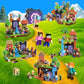 Annexfun 210PCS Magnetic Blocks with 6 Action Figures- 2026 STEM Magnetic Building Blocks for Kids 6+ Christmas, Creative Educational Play Set