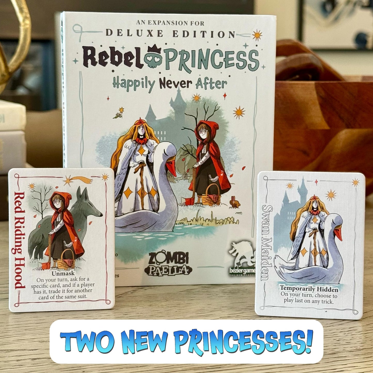 Rebel Princess Deluxe Edition: Happily Never After Expansion - Fast-Paced Strategy Card Game, 3+ Players, Ages 15+, 45 Min Play, from The Creators