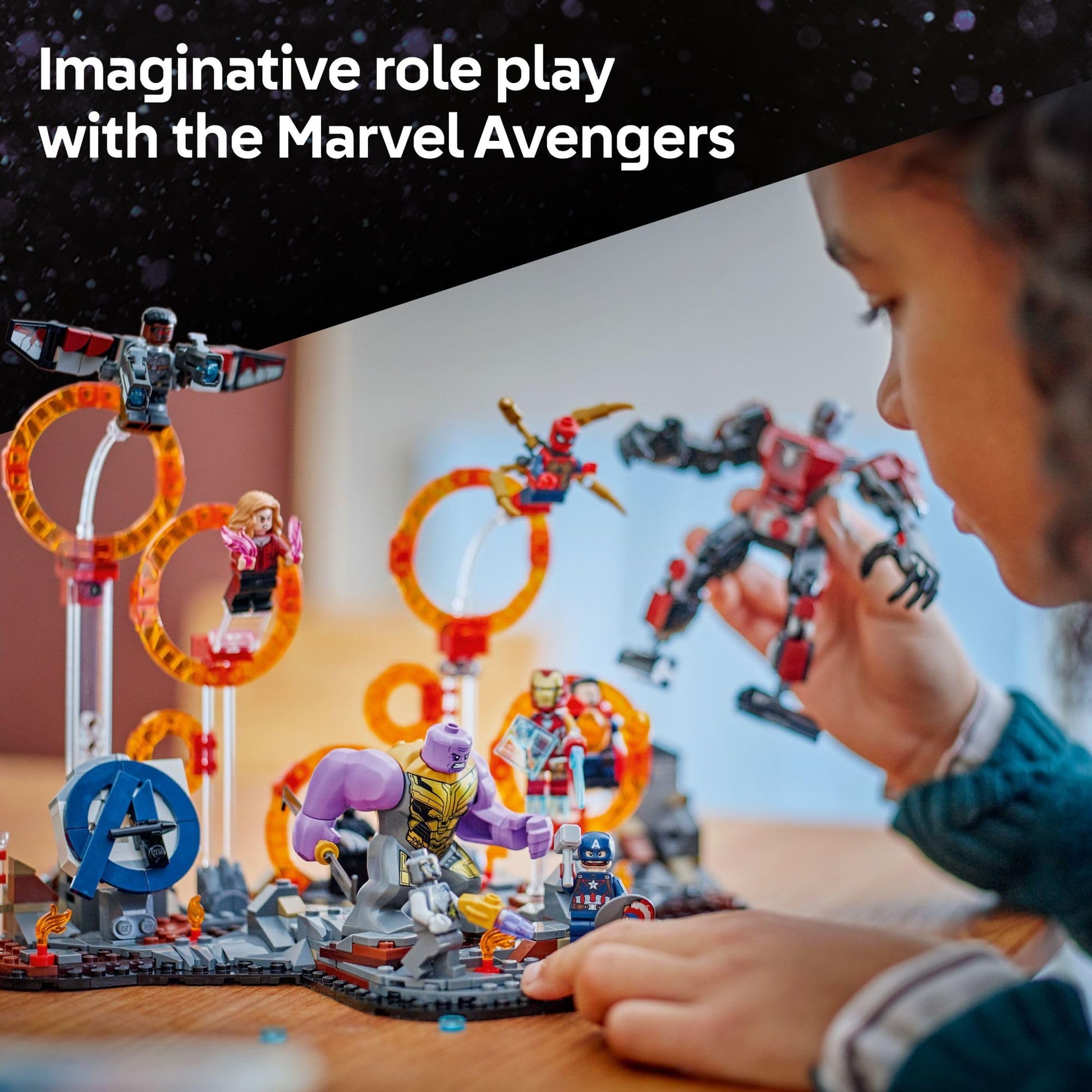 LEGO Marvel Avengers: Endgame Final Battle - Super Hero Building Set for Kids, Ages 10+ - 10 Figures Including Iron Man, Black Panther, and Iron