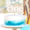 The Big One First Birthday Cake Topper - 1st Birthday Ocean Surf Theme,The Big One Wave Themed Cake Topper,Summer Cake Decorations (surf one)
