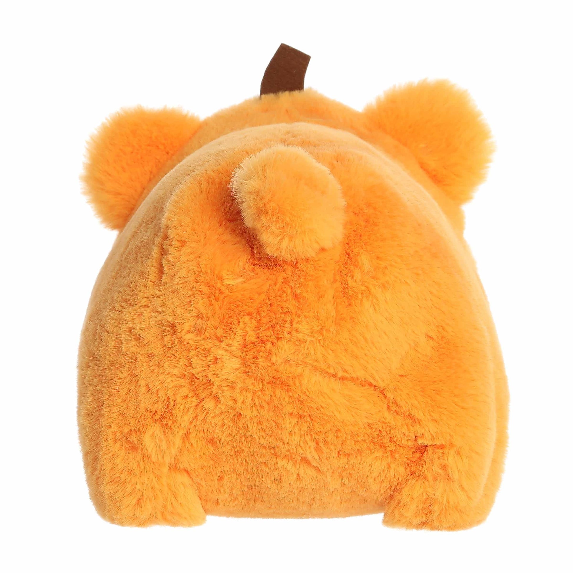 Aurora® Spooky Spudsters™ Patty Pumpkin Bear™ Stuffed Animal - Round Shape Makes for Comforting Cuddles - Perfect for Halloween Decorations and Gifts
