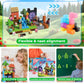 Annexfun 210PCS Magnetic Blocks with 6 Action Figures- 2026 STEM Magnetic Building Blocks for Kids 6+ Christmas, Creative Educational Play Set