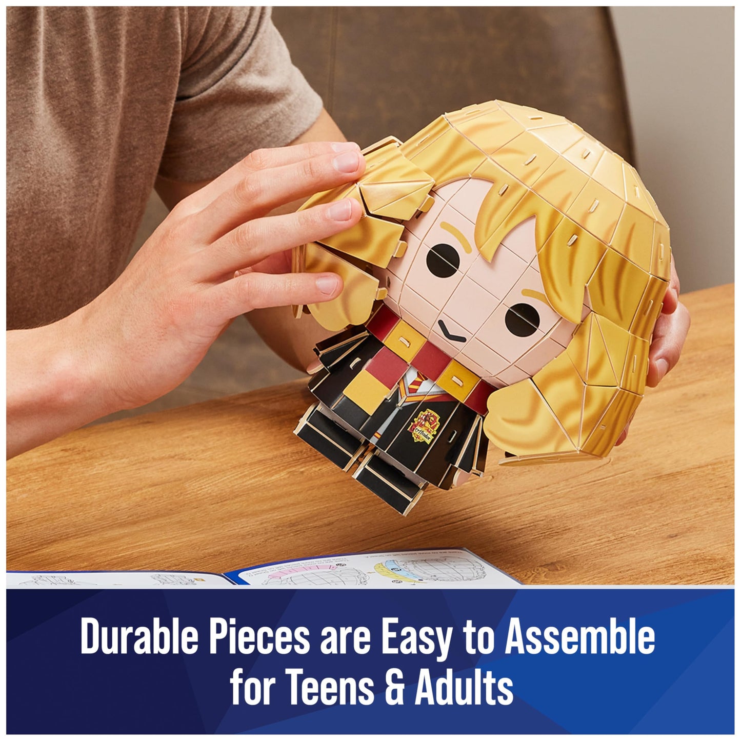 4D Build Harry Potter Hermione Figure 3D Puzzle Model Kit for Adults