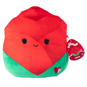 Squishmallows Walsh The Red Rose Plush 10" Official Jazwares Stuffed Flower Plush Toy Ultra Soft Cute Floral Pillow Plushie for Girls, Boys, Kids Cozy