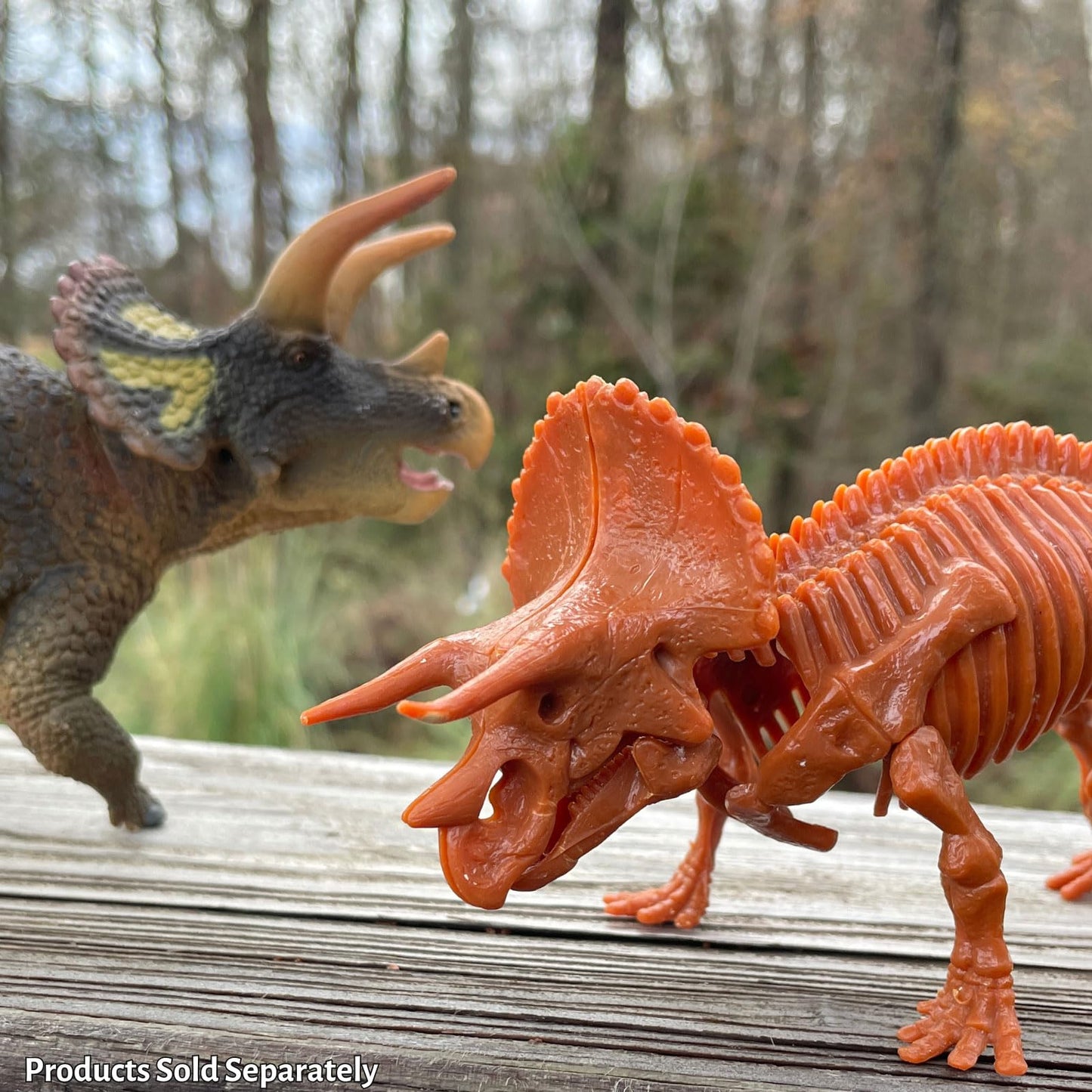 Geoworld Triceratops Dino Dig Kit - Assemble an 8-Inch Authentic Dinosaur Skeleton Model - Ultimate STEM Learning Experience for Kids Ages 6+