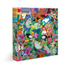eeBoo: Piece and Love Sloths 1000 Piece Square Adult Jigsaw Puzzle, Puzzle for Adults and Families, Glossy, Sturdy Pieces and Minimal Puzzle Dust