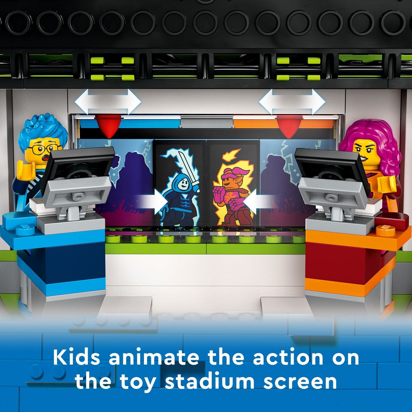 LEGO City Gaming Tournament Truck 60388, Gamer Gifts for Girls, Boys, and Kids, Esports Vehicle Toy Set for Video Game Fans, Featuring 3 Minifigures