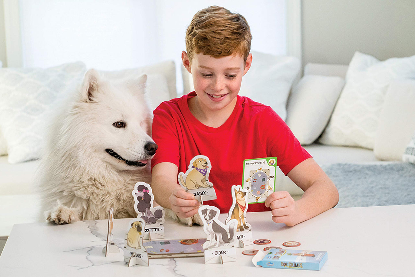 ThinkFun Dog Crimes Logic Game - Engaging Brainteaser for Kids and Adults | Fun Detective Theme | Memory and Reasoning Skill Builder | Unique Artwork