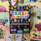 Big Monster Games Trash Monsters - Card Game, Easy Number Sequencing Game with Fun Monsters | Ages 3 and up | Kids & Family Nights | Simple to Learn