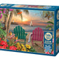 Cobble Hill 500 Piece Puzzle - Island Paradise - Sample Poster Included