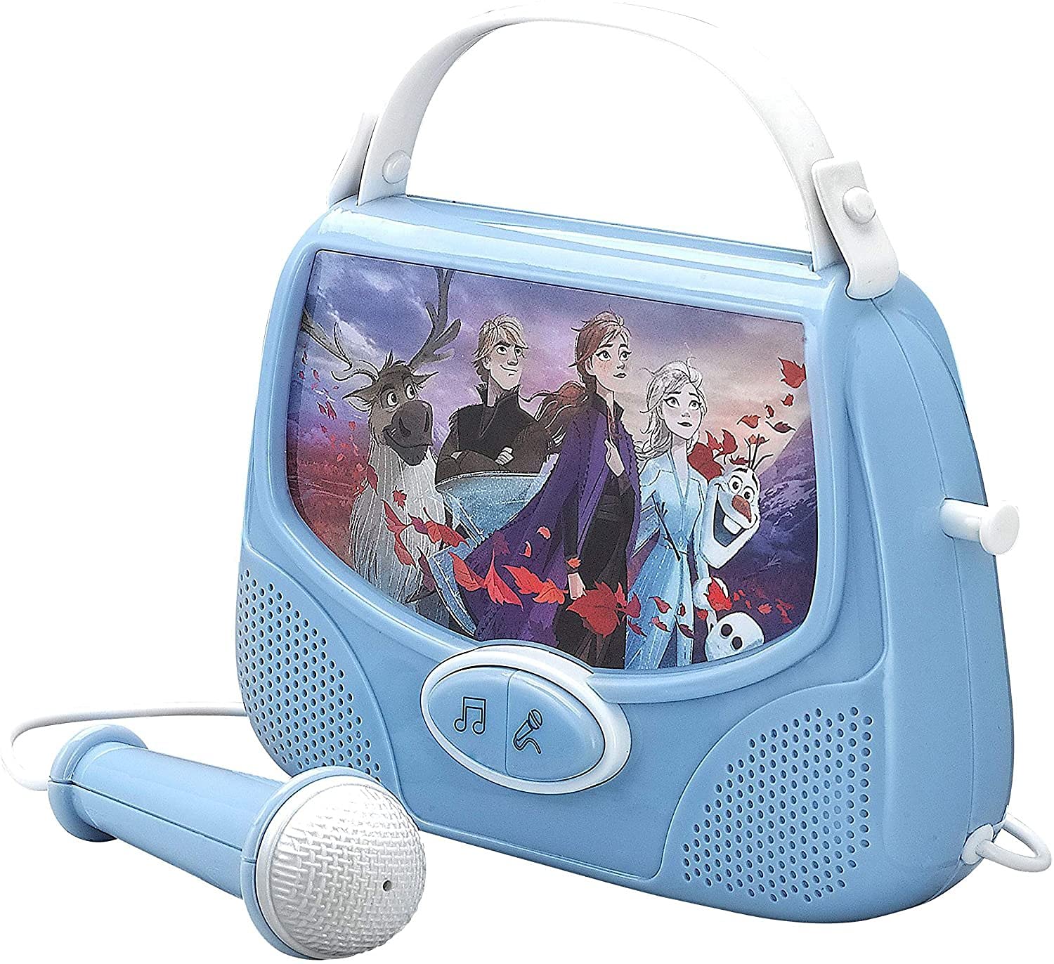 Frozen II Disney Sing Along Boombox Connect MP3, Microphone