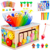 Mummed Montessori Baby Wooden Tissue Box Christmas Toy 6-in-1 Sensory Tissue Box Toy for Babies 36+ Months Developmental Toys for Babies, for 36+
