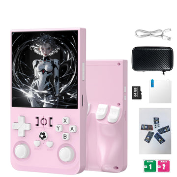 ZWYING Open Source Handheld Game Console, 4.0-inch HD Screen, 64GB Built-in Storage with Supports Controller Connection , 4000mAh for Long Life Open