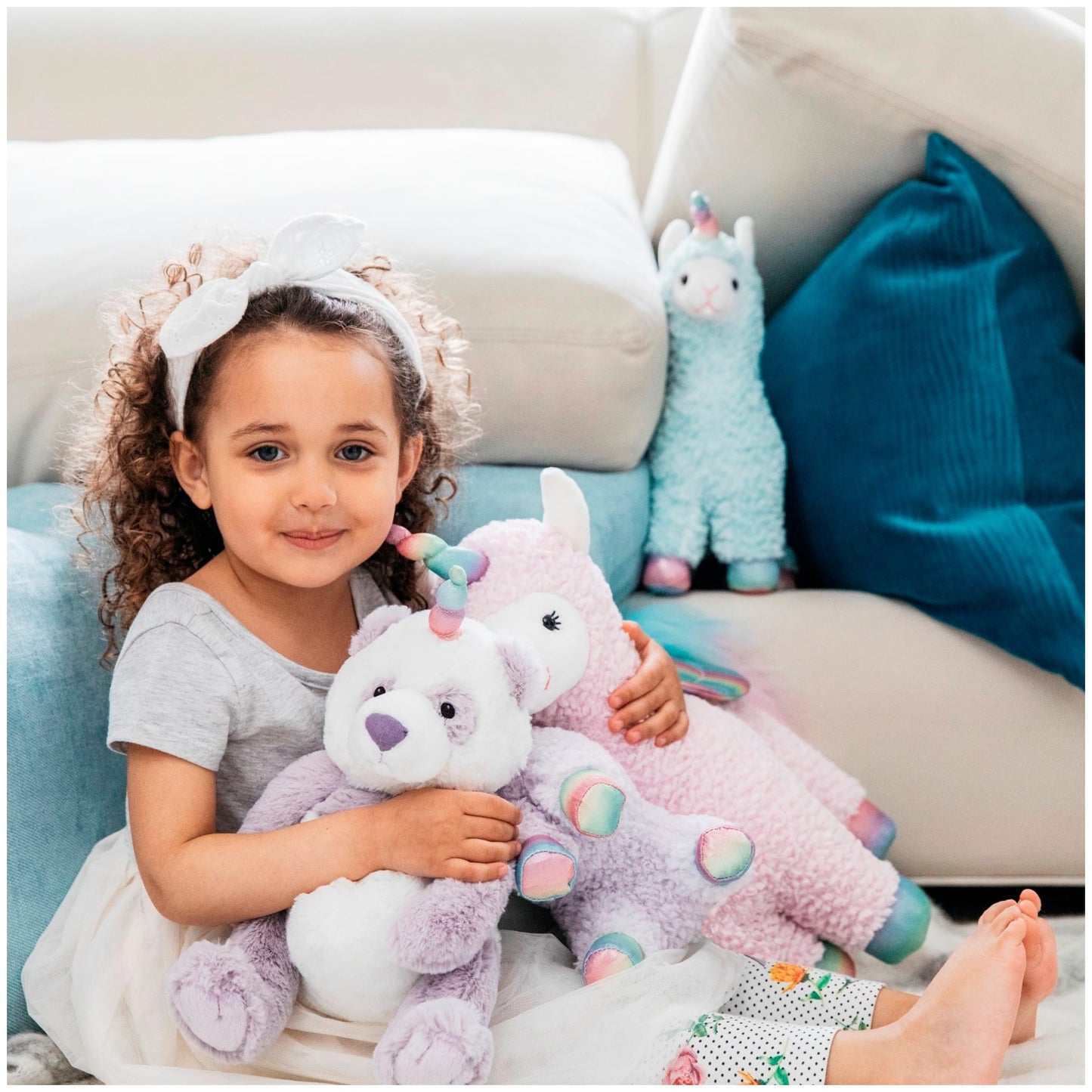 GUND Sugar Plum Llamacorn Unicorn Llama Plush Stuffed Animal, Purple Rainbow, 11"