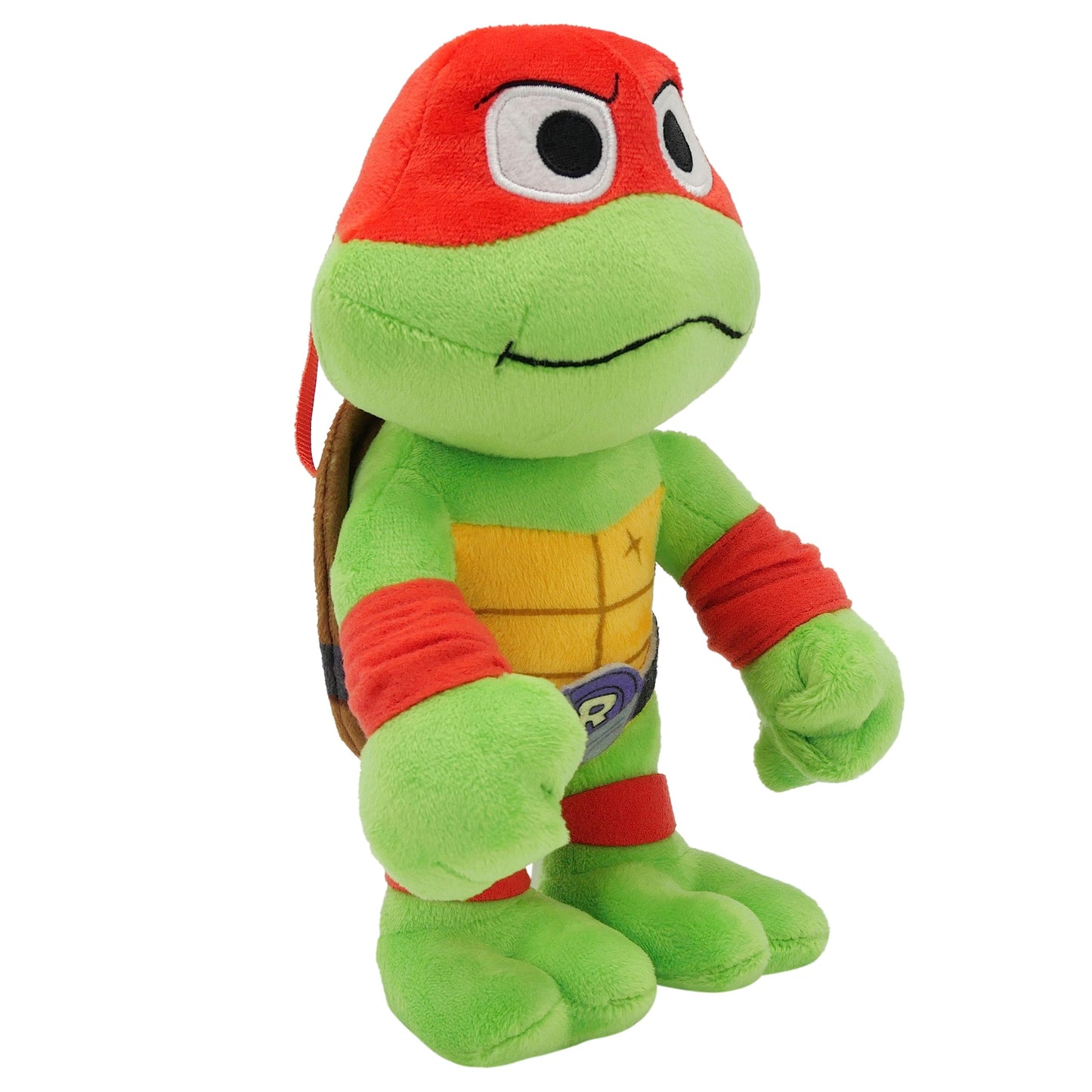Mattel Teenage Mutant Ninja Turtles: Mutant Mayhem Raphael Plush Toy, 8 Inch Red Masked Soft Doll of TMNT Movie Hothead Muscle Fighter Raph