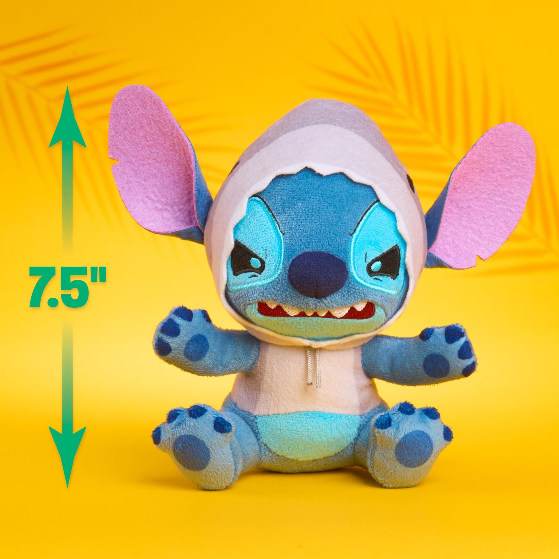 Disney Stitch Goes Wild Small Plush - Stitch Shark, Soft Collectible Plush Stuffed Animal Toy with Wild Details, Cute & Fluffy, for Kids, Fans