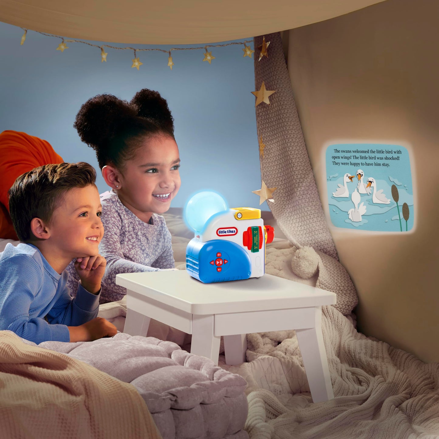 Little Tikes Story Dream Machine 3 Fairy Tale Story Collections, Ugly Duckling and More, Bonus Character. Projects Storytime for Kids, Audio Play, Fun
