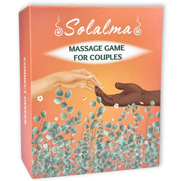 Solalma Massage Game for Couples with Fun Surprise Cards | Intimacy Card Game for Mindful Date Night Ideas to Reconnect with Spouse | Couples Massage