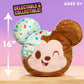 Disney Munchlings Squeeze-A-Munch XL Scented Mint Dipped Ice Cream Sandwich Mickey Mouse 16-inch Plush, Kids Toys for Ages 0+ by Just Play