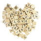 PERRIROCK 500 Pcs Wood Scrabble Tiles - Scrabble Letters - 5 Complete Sets - Wood Tiles - Great for Crafts, Letter Tiles, Spelling by Clever Delights