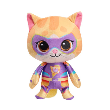 Disney Junior SuperKitties Su-Purr Charged 7-inch Small Sparks Plush Stuffed Animal, Sparks, Kitten, Kids Toys for Ages 2 Up by Just Play